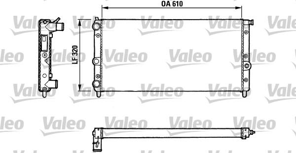 Valeo 811067 - Radiatore, Raffreddamento motore autozon.pro