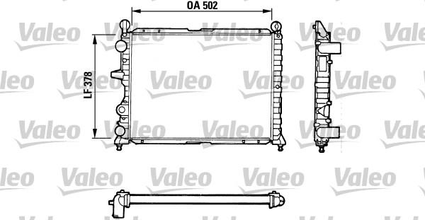 Valeo 811071 - Radiatore, Raffreddamento motore autozon.pro