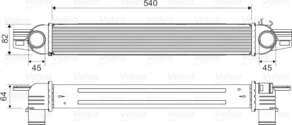 Valeo 818545 - Intercooler autozon.pro