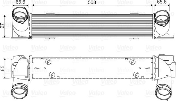 Valeo 818553 - Intercooler autozon.pro