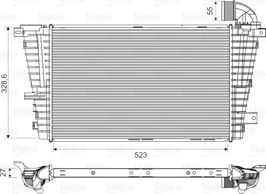 Valeo 818614 - Intercooler autozon.pro