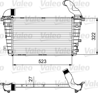 Valeo 818615 - Intercooler autozon.pro