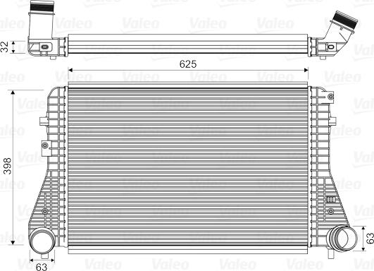 Valeo 818674 - Intercooler autozon.pro