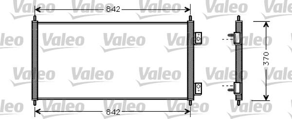 Valeo 818050 - Condensatore, Climatizzatore autozon.pro