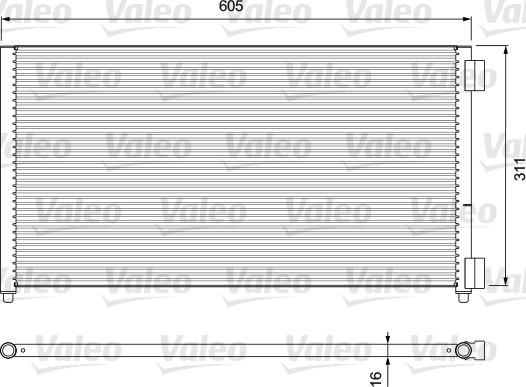 Valeo 818017 - Condensatore, Climatizzatore autozon.pro