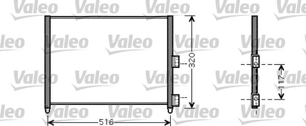 Valeo 818020 - Condensatore, Climatizzatore autozon.pro