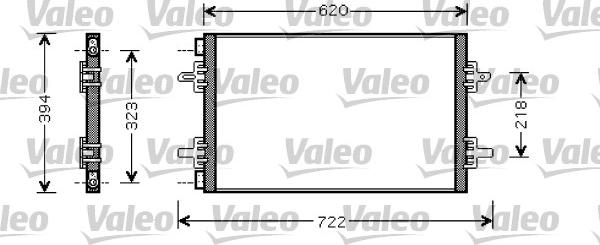 Valeo 818027 - Condensatore, Climatizzatore autozon.pro