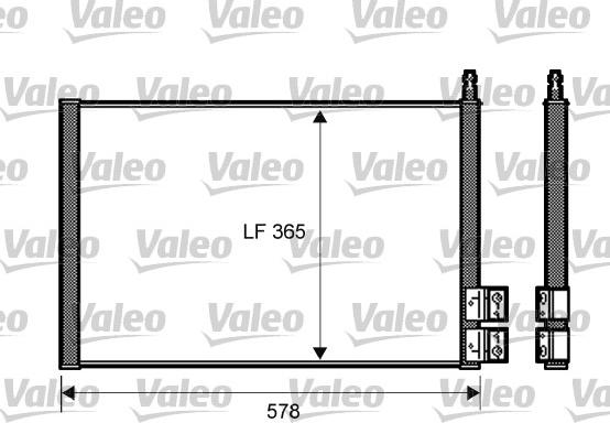 Valeo 818195 - Condensatore, Climatizzatore autozon.pro