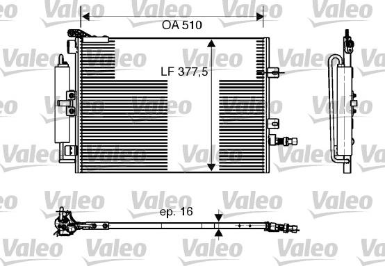 Valeo 818165 - Condensatore, Climatizzatore autozon.pro