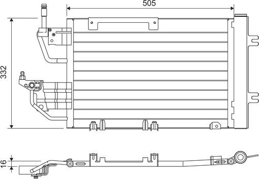 Valeo 818168 - Condensatore, Climatizzatore autozon.pro