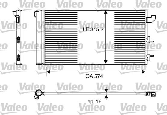 Valeo 818162 - Condensatore, Climatizzatore autozon.pro