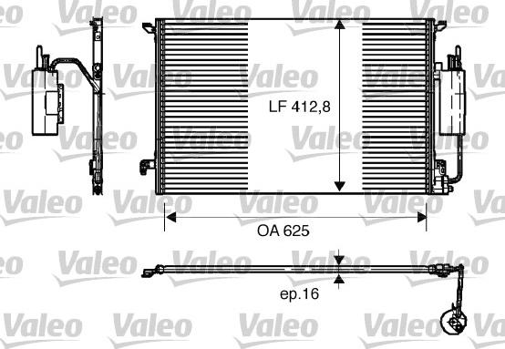 Valeo 818175 - Condensatore, Climatizzatore autozon.pro