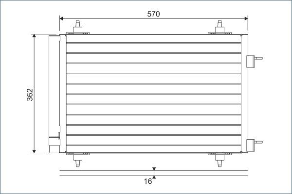 Valeo 818170 - Condensatore, Climatizzatore autozon.pro