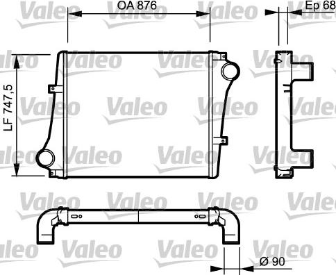 Valeo 818876 - Intercooler autozon.pro