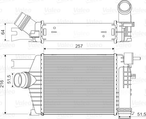 Valeo 818343 - Intercooler autozon.pro