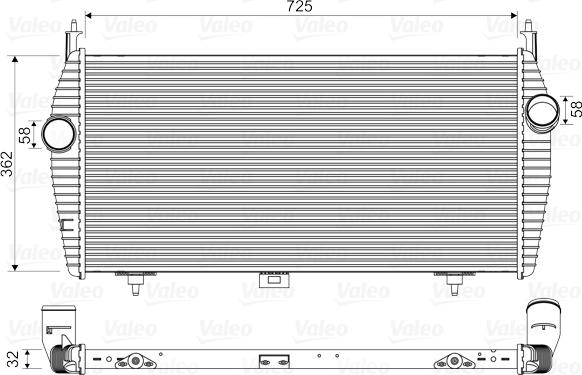 Valeo 818335 - Intercooler autozon.pro