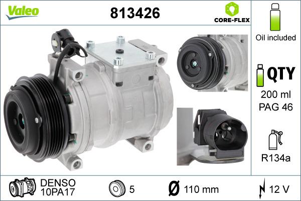 Valeo 813426 - Compressore, Climatizzatore autozon.pro