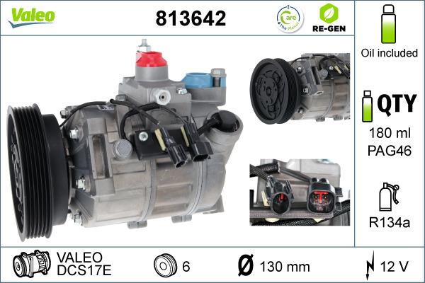 Valeo 813642 - Compressore, Climatizzatore autozon.pro