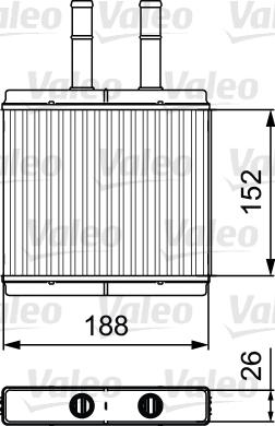 Valeo 812442 - Scambiatore calore, Riscaldamento abitacolo autozon.pro