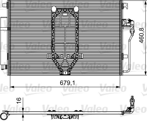 Valeo 812502 - Condensatore, Climatizzatore autozon.pro