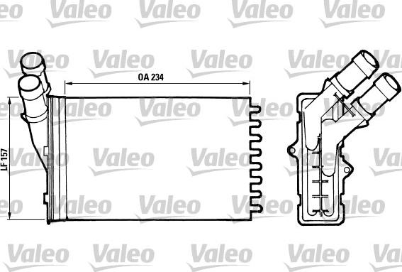 Valeo 812005 - Radiatore, Raffreddamento motore autozon.pro