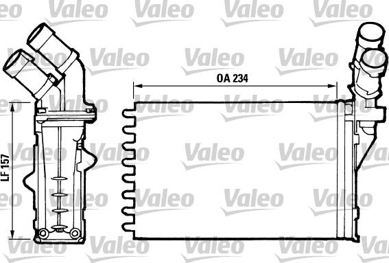 Valeo 812006 - Scambiatore calore, Riscaldamento abitacolo autozon.pro