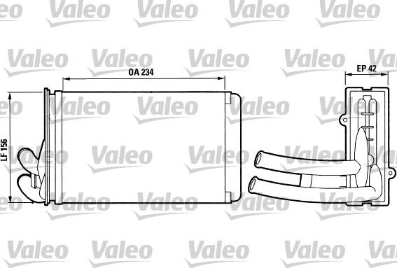 Valeo 812012 - Scambiatore calore, Riscaldamento abitacolo autozon.pro