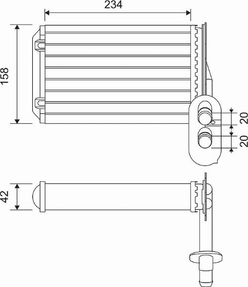 Valeo 812031 - Scambiatore calore, Riscaldamento abitacolo autozon.pro