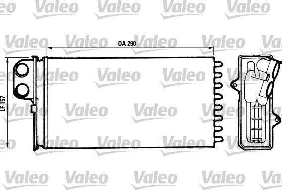 Valeo 812037 - Scambiatore calore, Riscaldamento abitacolo autozon.pro