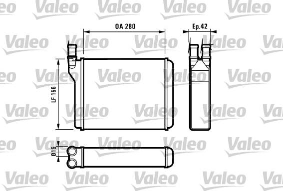 Valeo 812027 - Scambiatore calore, Riscaldamento abitacolo autozon.pro