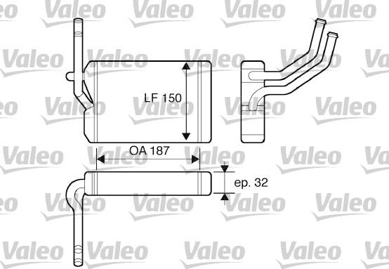 Valeo 812071 - Scambiatore calore, Riscaldamento abitacolo autozon.pro