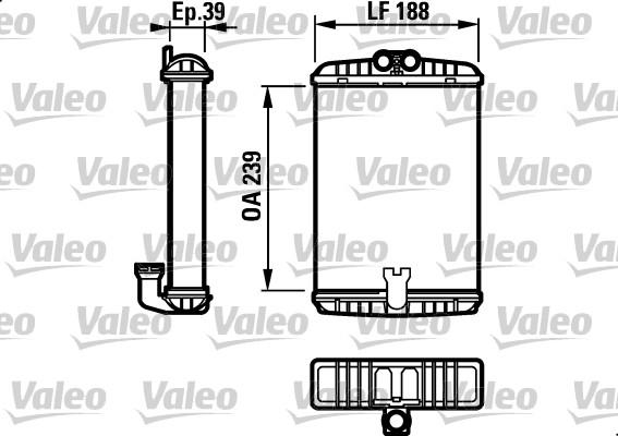 Valeo 812190 - Scambiatore calore, Riscaldamento abitacolo autozon.pro