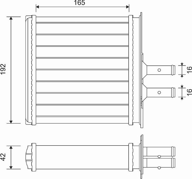 Valeo 812145 - Scambiatore calore, Riscaldamento abitacolo autozon.pro