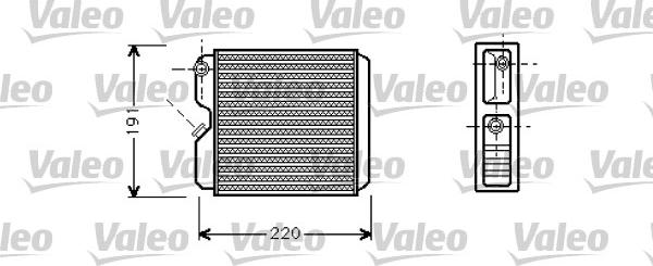 Valeo 812147 - Scambiatore calore, Riscaldamento abitacolo autozon.pro