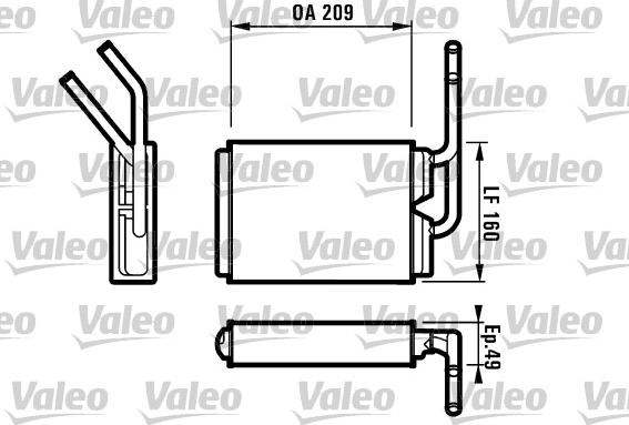 Valeo 812154 - Scambiatore calore, Riscaldamento abitacolo autozon.pro