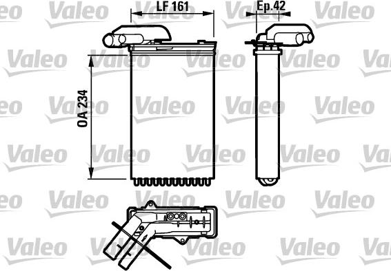 Valeo 812158 - Scambiatore calore, Riscaldamento abitacolo autozon.pro