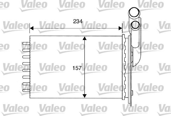 Valeo 812157 - Radiatore, Raffreddamento motore autozon.pro