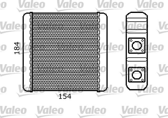 Valeo 812107 - Scambiatore calore, Riscaldamento abitacolo autozon.pro