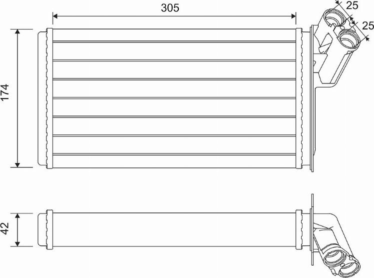 Valeo 812116 - Scambiatore calore, Riscaldamento abitacolo autozon.pro