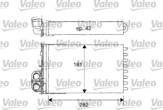 Valeo 812181 - Scambiatore calore, Riscaldamento abitacolo autozon.pro