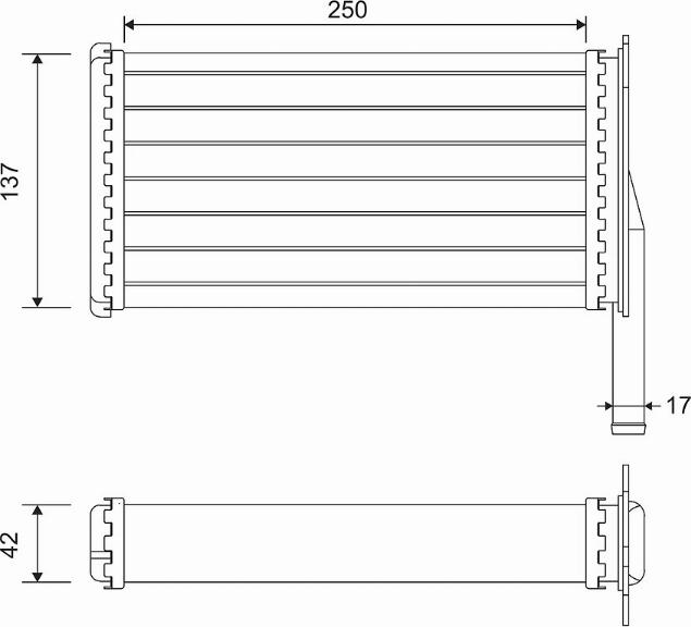 Valeo 812129 - Scambiatore calore, Riscaldamento abitacolo autozon.pro