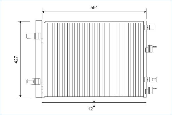 Valeo 812883 - Condensatore, Climatizzatore autozon.pro