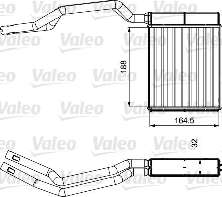 Valeo 812367 - Scambiatore calore, Riscaldamento abitacolo autozon.pro