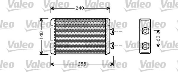 Valeo 812318 - Scambiatore calore, Riscaldamento abitacolo autozon.pro