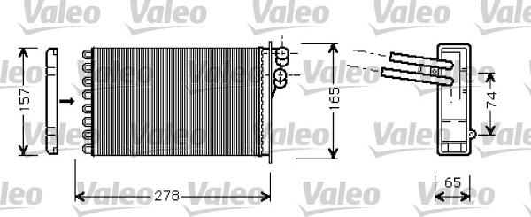 Valeo 812317 - Scambiatore calore, Riscaldamento abitacolo autozon.pro