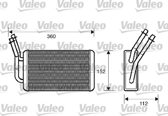 Valeo 812332 - Scambiatore calore, Riscaldamento abitacolo autozon.pro