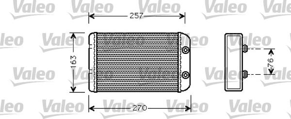 Valeo 812329 - Scambiatore calore, Riscaldamento abitacolo autozon.pro