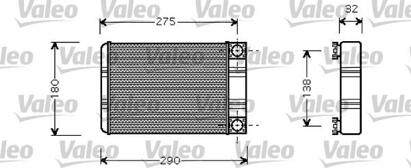 Valeo 812321 - Scambiatore calore, Riscaldamento abitacolo autozon.pro