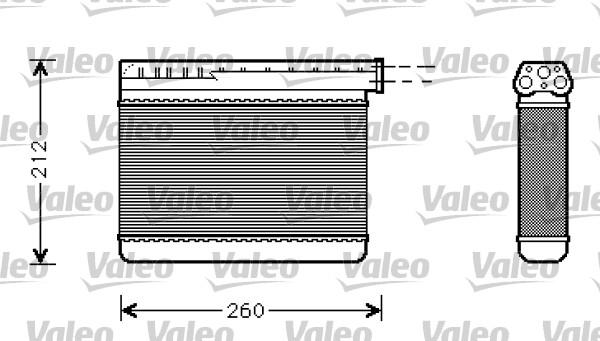 Valeo 812240 - Scambiatore calore, Riscaldamento abitacolo autozon.pro