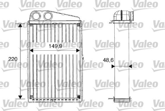 Valeo 812247 - Radiatore, Raffreddamento motore autozon.pro